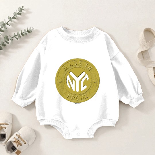 Made In The Bronx Token Baby Romper Sweatshirts