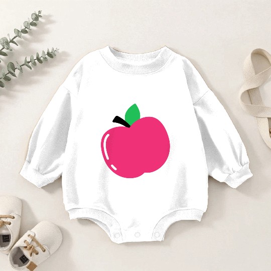Apple Baby Romper Sweatshirts