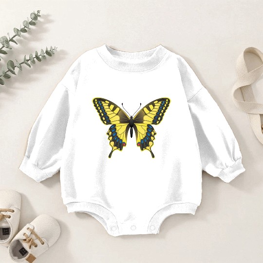 Swallowtail butterfly Baby Romper Sweatshirts