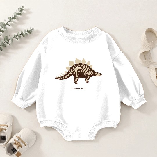 Stegosaurus Baby Romper Sweatshirts