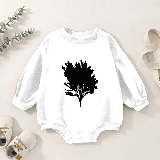 tree silhouette Baby Romper Sweatshirts