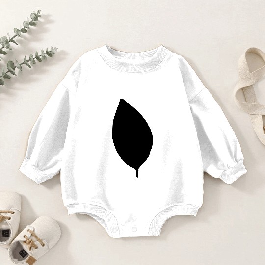 apple tree leaf silhouette Baby Romper Sweatshirts
