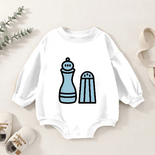 pepper grinder salt shaker Baby Romper Sweatshirts