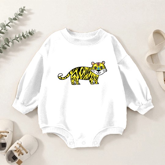 Tiger Kid Baby Romper Sweatshirts