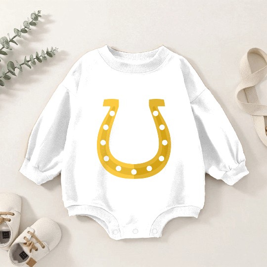 Horseshoe Baby Romper Sweatshirts