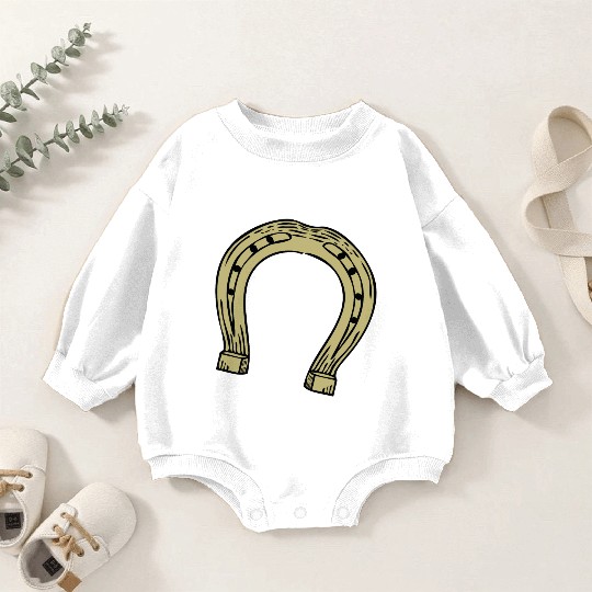 Horseshoe Baby Romper Sweatshirts
