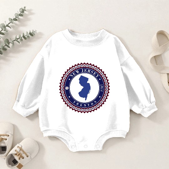 New Jersey Baby Romper Sweatshirts
