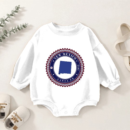 New Mexico Baby Romper Sweatshirts