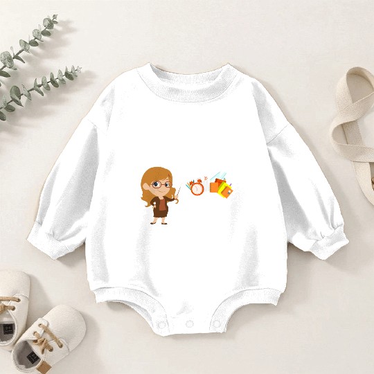 My Girlfriend Is An Awesome Teacher Baby Romper Sweatshirts