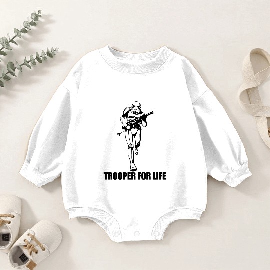 Star Wars Storm Trooper for life Baby Romper Sweatshirts