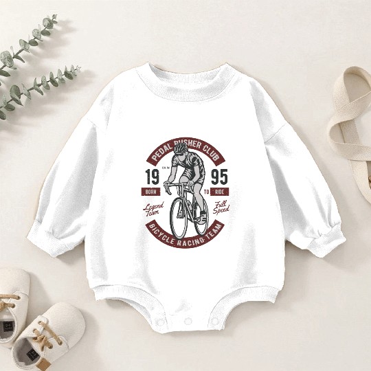Bicycle Racing Team Baby Romper Sweatshirts