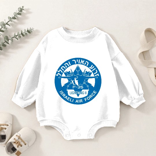 F-35 Lightning II Israel Baby Romper Sweatshirts