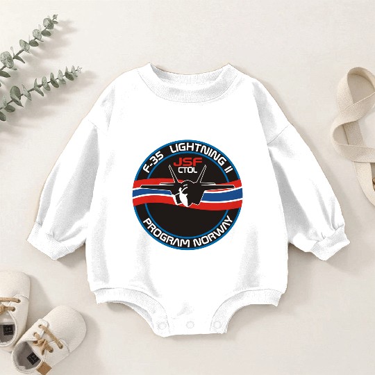 F-35 Lightning II Norway Baby Romper Sweatshirts