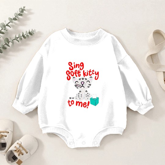 Theory Sing Soft Kitty Song Baby Romper Sweatshirts