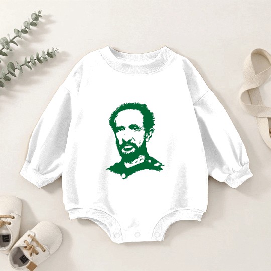 Haile Selassie - HIM - Jah Rastafari - King Rasta Baby Romper Sweatshirts
