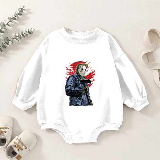 Serial Killer in Town Baby Romper Sweatshirts