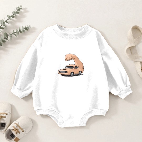 Muscle Car Baby Romper Sweatshirts