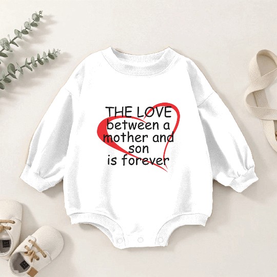The Love Between a Mother and Son Baby Romper Sweatshirts