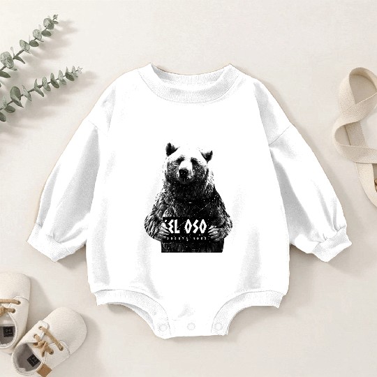 Animal Print - El Oso Baby Romper Sweatshirts