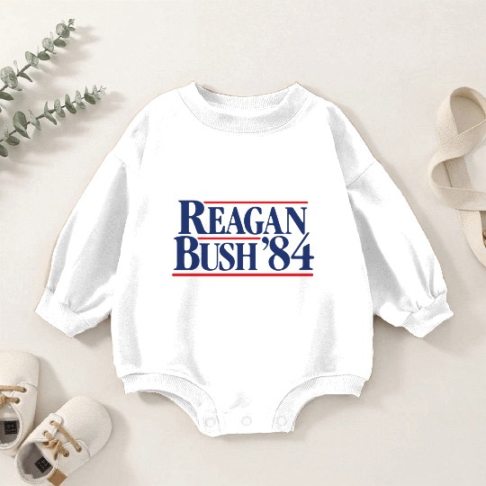 Reagan Bush '84 Baby Romper Sweatshirts