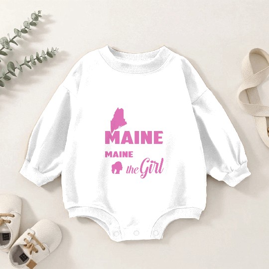 you can take the girl out of maine but you cant ta Baby Romper Sweatshirts