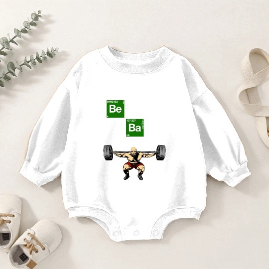 Bending Bars Walter White Gym Motivation Baby Romper Sweatshirts