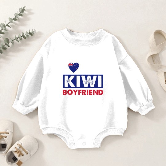 Kiwi Boyfriend Love Baby Romper Sweatshirts