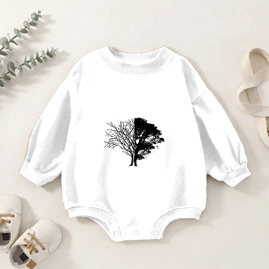Tree of Life & Death Baby Romper Sweatshirts