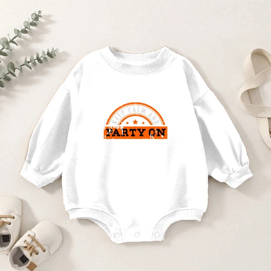 Party Music Lights Drinks Bar Alcohol Fun Gift Baby Romper Sweatshirts