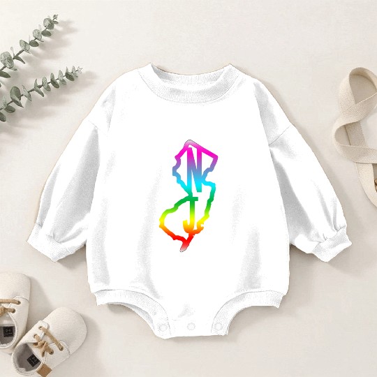 New Jersey Gay Pride LGBTQ Baby Romper Sweatshirts