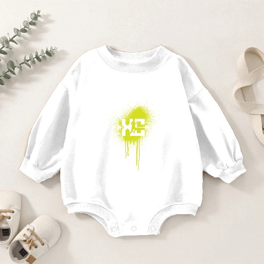 Cross Country Running Runner CC XC Gift Idea Art Baby Romper Sweatshirts
