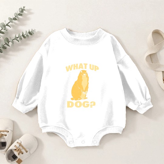 Prairie Dog Groundhog Squirrel Xerini Rodent Baby Romper Sweatshirts