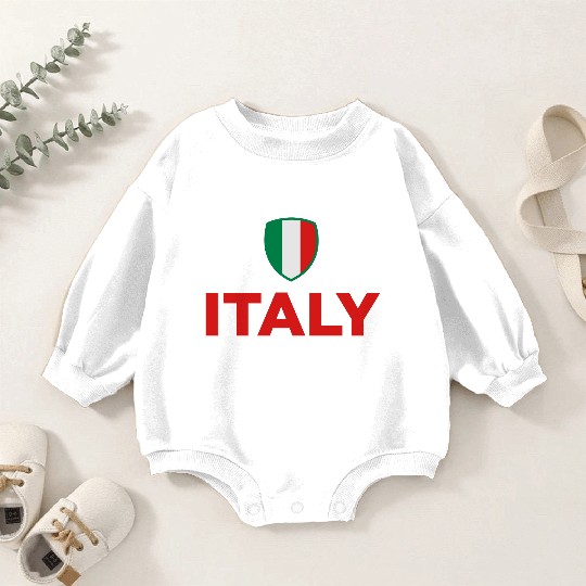 National Flag of Italy Baby Romper Sweatshirts