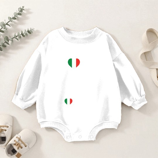 I Love My Smart and Beautiful Italian Wife Baby Romper Sweatshirts