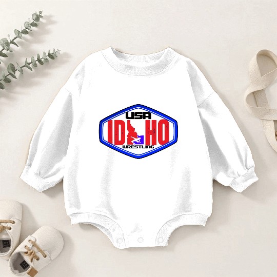 Idaho Division Team USA Wrestling Baby Romper Sweatshirts