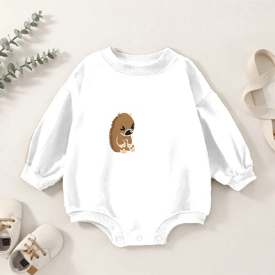 Cuddly But Muscular Wombat Sweet Australia Wild Baby Romper Sweatshirts