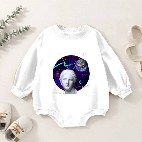 Earth - Ancient Gods and Planets Baby Romper Sweatshirts