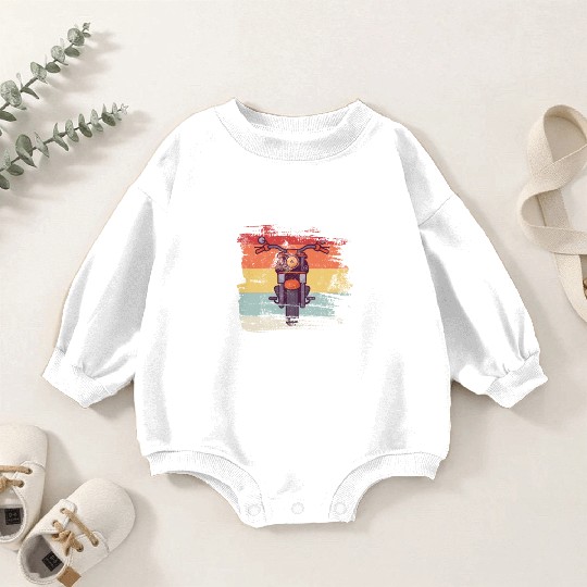 Motorcycle gift for Biker Baby Romper Sweatshirts