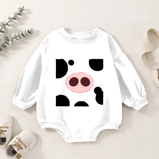 Cow Baby Romper Sweatshirts