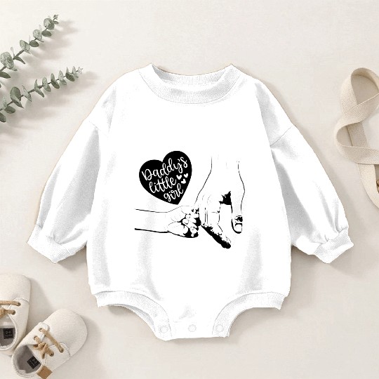 daddy little girl,daddy daughter Baby Romper Sweatshirts,daddy&me