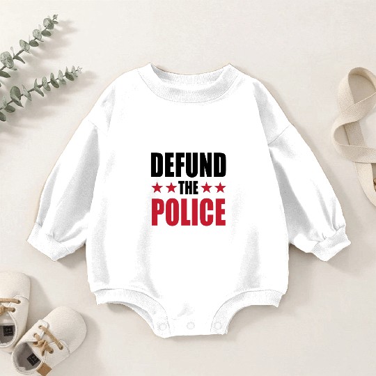 Defund The Police Baby Romper Sweatshirts