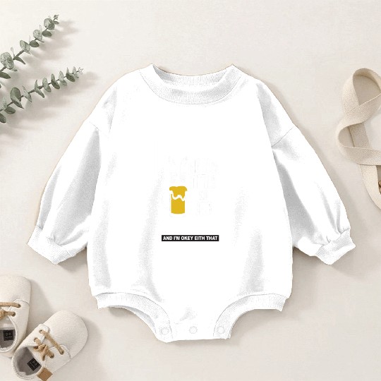 Trucker Big Rigs Titties Beer Baby Romper Sweatshirts