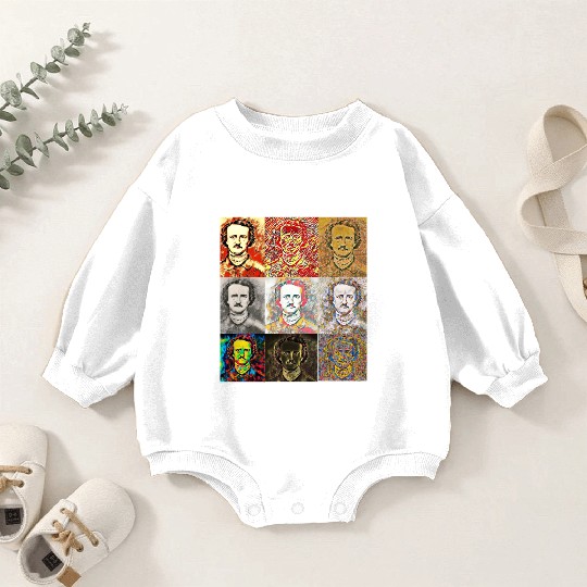 Unique Portrait Reveals Young Edgar Allan Poe Baby Romper Sweatshirts