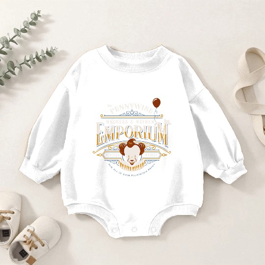 The Pennywise Madness & Mayhem Emporium Baby Romper Sweatshirts