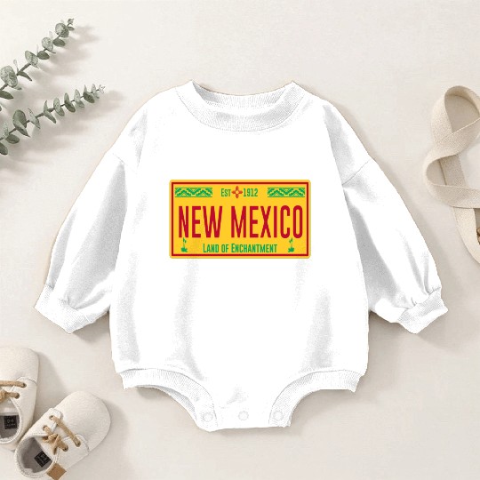 Zia New Mexico Symbole State Est 1912 Southwestern Baby Romper Sweatshirts