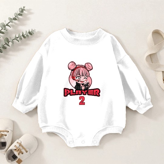 Matching Gamer Couple Player 1 Player 2 Baby Romper Sweatshirts