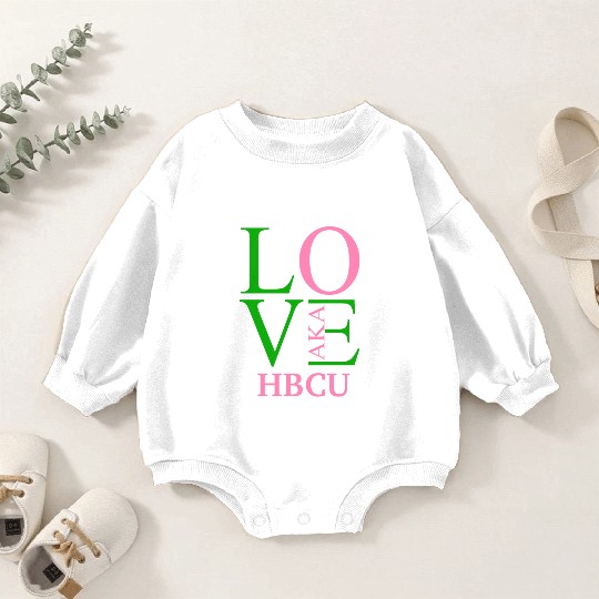 Hbcu Love Aka Paraphernalia For Soror Aphla Access Baby Romper Sweatshirts