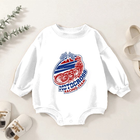 Motocross Racing Team Baby Romper Sweatshirts