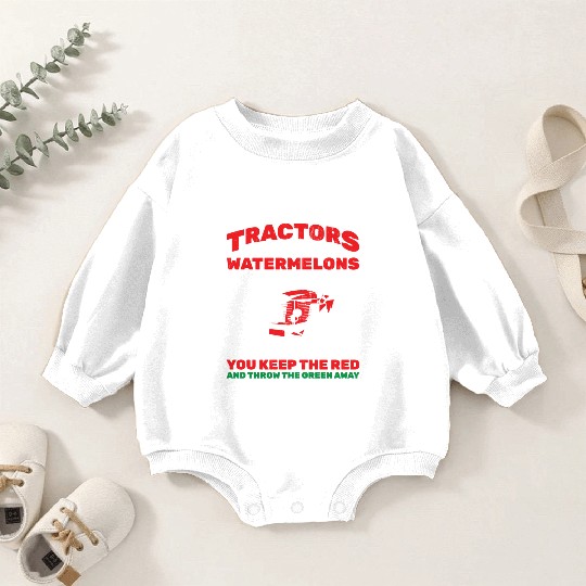 Farmer Tractor Farm Baby Romper Sweatshirts