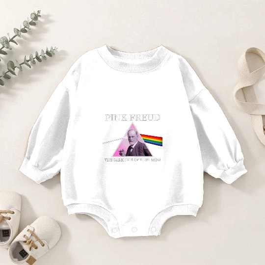 Psychology Freud Pink Dark Side Of The Mom Freudia Baby Romper Sweatshirts